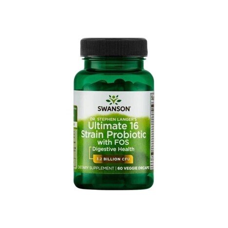 Ultimate 16 Strain Probiotic + Fos 60 Capsule, Swanson